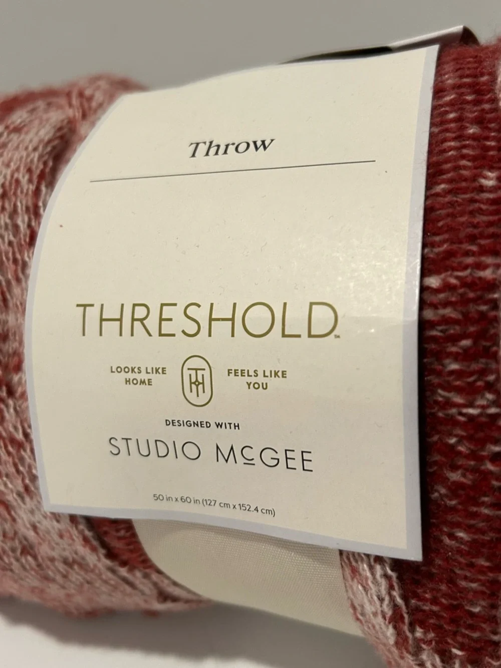 50”x60” Twisted Cable Throw Blanket